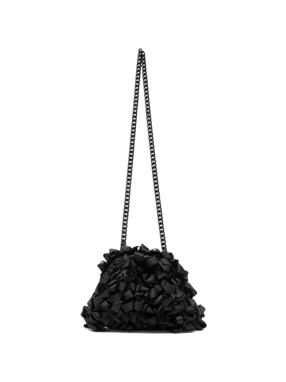 Maria La Rosa Knot Mini Game shoulder bag - Nero