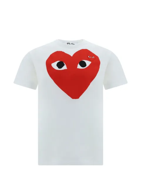 Comme Des Garçons Play heart-print cotton T-shirt