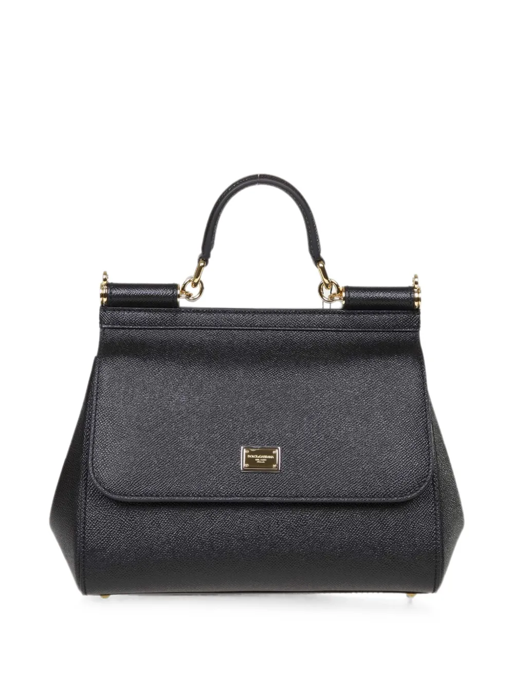 Dolce & Gabbana Sicily leather shoulder bag - Nero