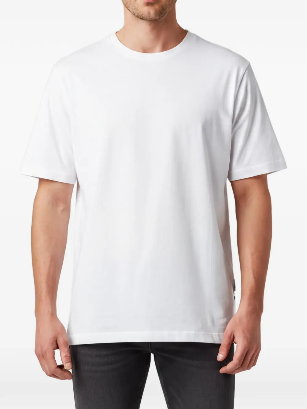 Louis Vuitton Pre-Owned logo-embroidered T-shirt - Bianco