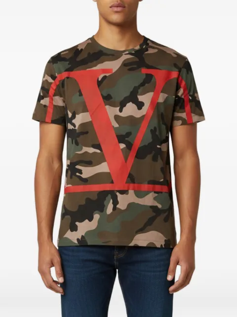 Valentino Garavani Pre-Owned camouflage-print T-shirt