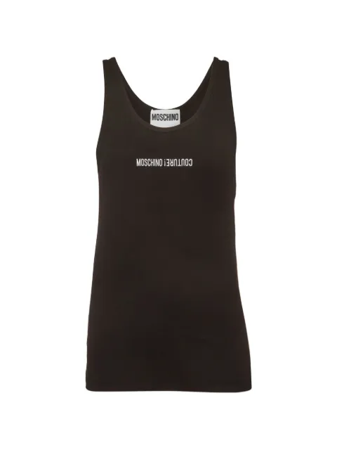 Moschino Pre-Owned ribbed-knit tank top