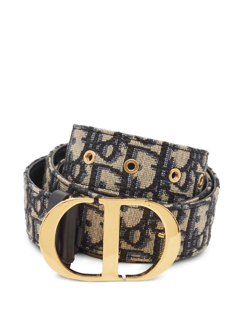 Christian Dior Pre-Owned 2020 30 Montaigne oblique canvas belt - Blu