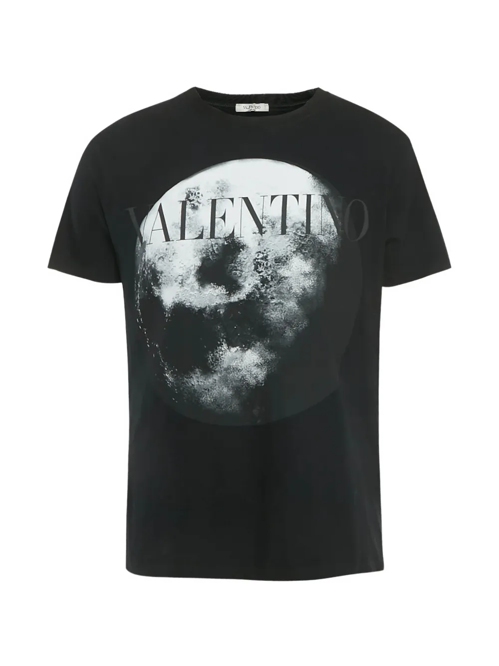 Valentino Garavani Pre-Owned moon-dust print T-shirt - Nero