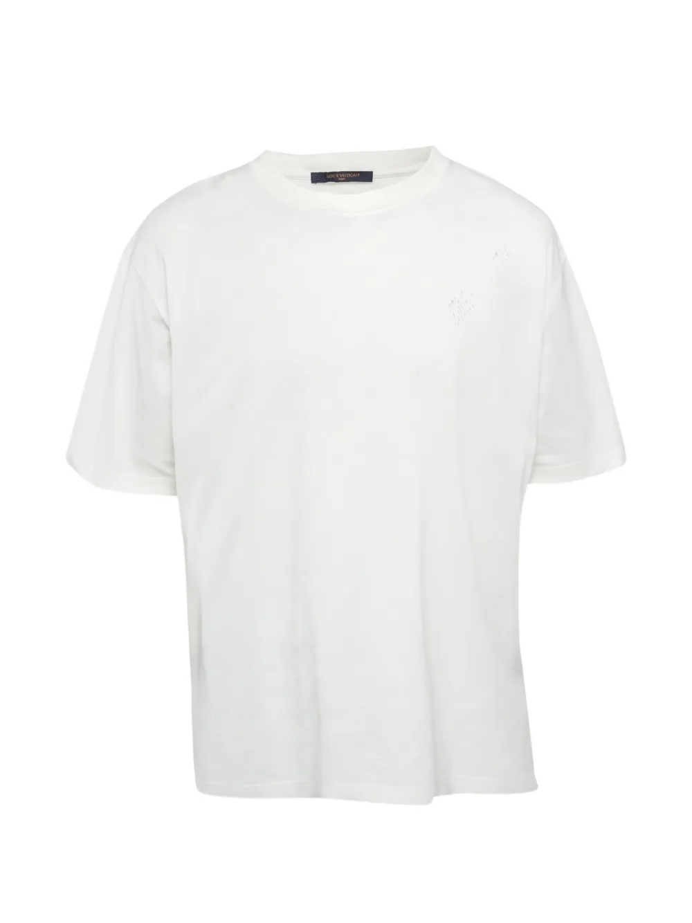 Louis Vuitton Pre-Owned Damier-motif T-shirt - Bianco