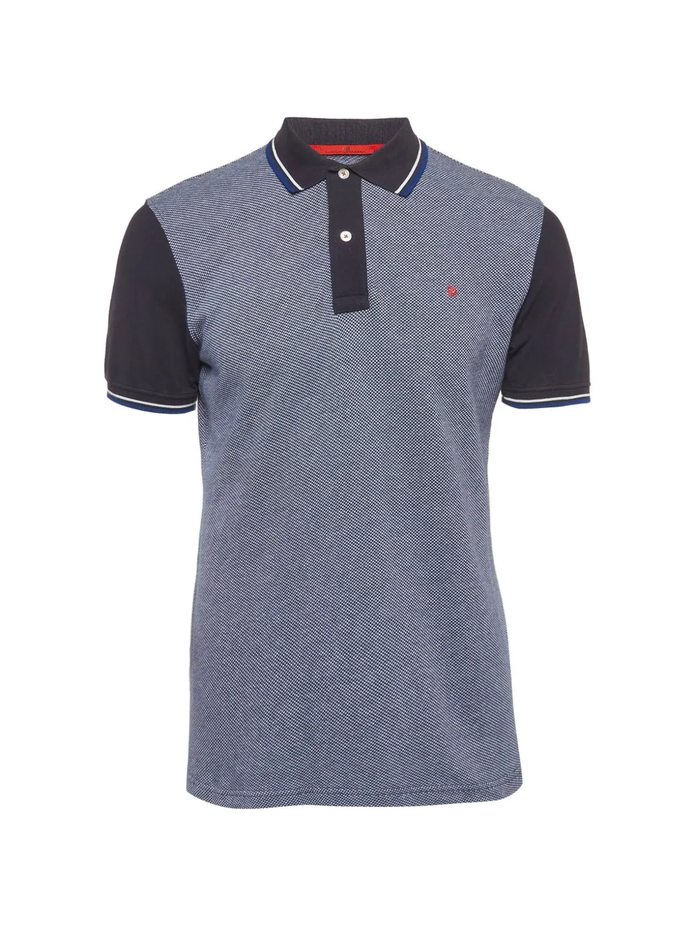 Carolina Herrera Vintage embroidered-logo cotton polo shirt - Blue