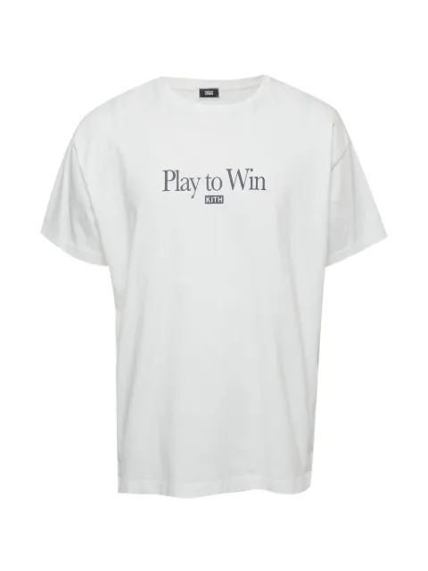 KITH camiseta estampada con cuello redondo