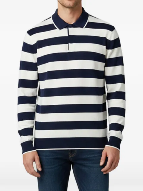 Carolina Herrera Vintage striped-pattern polo shirt