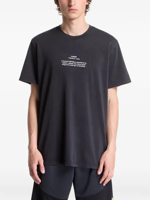Under Armour Curry Noun slogan-print T-shirt