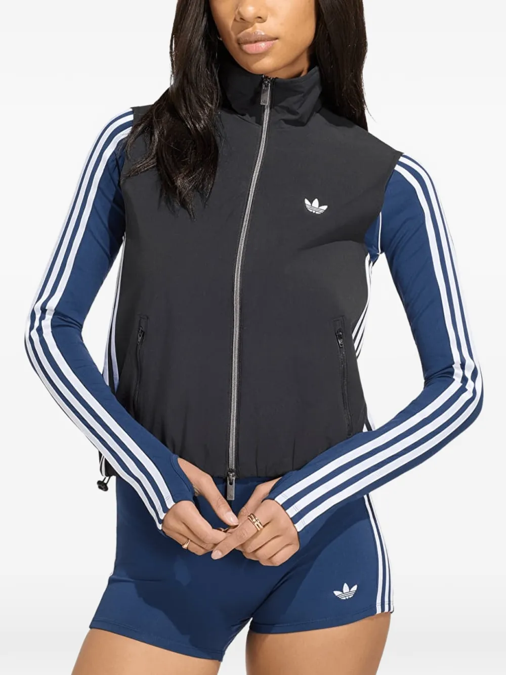adidas Adilenium 5.0 sleeveless track vest Zwart