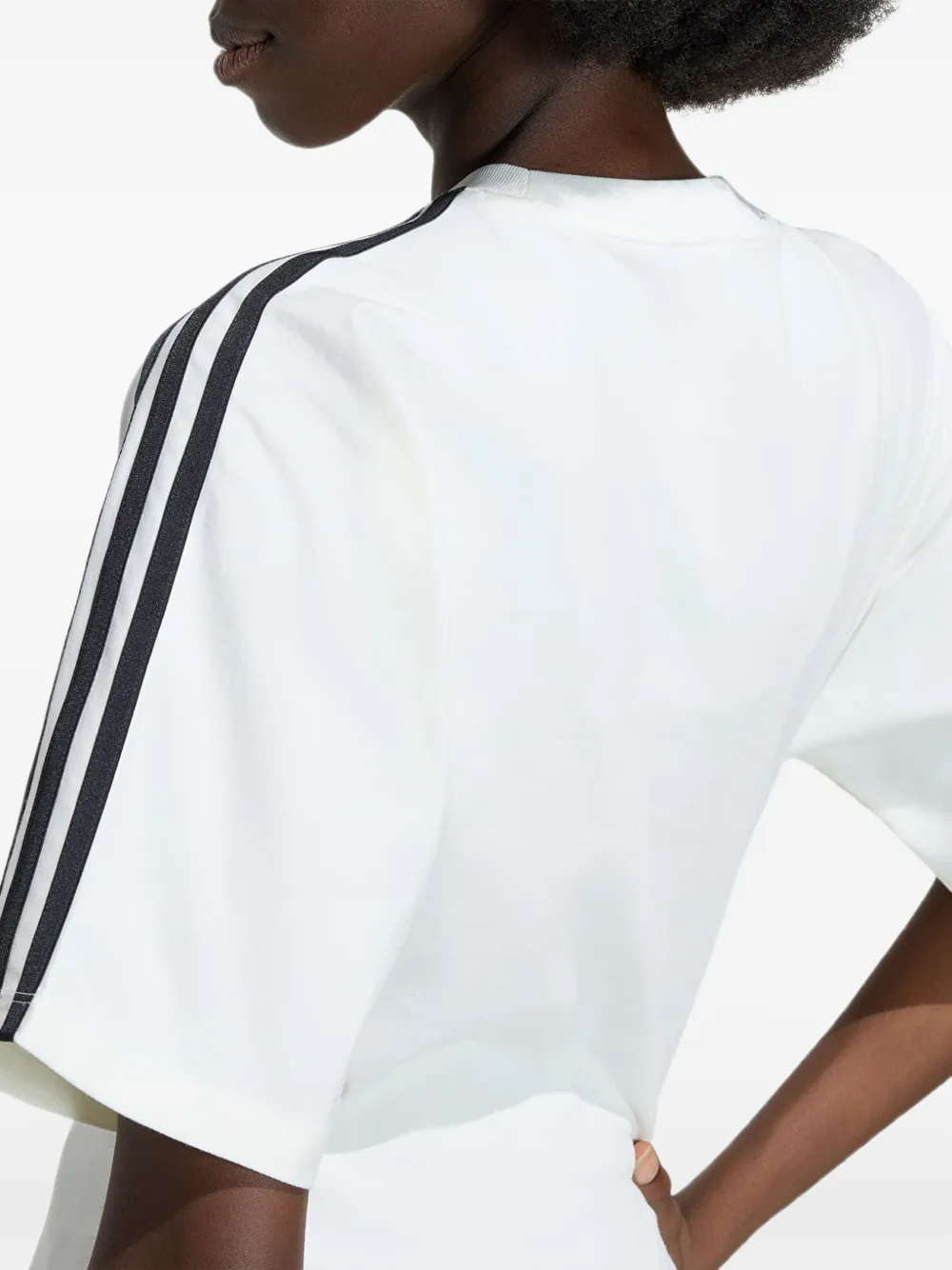 adidas Adilenium 5.0 T-shirt met zijstreep Wit