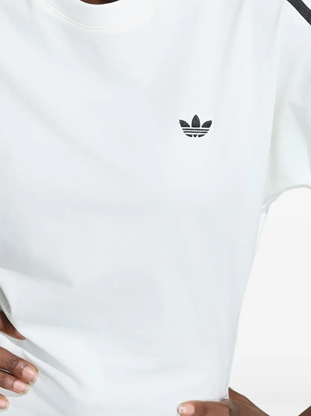 adidas Adilenium 5.0 T-shirt met zijstreep Wit