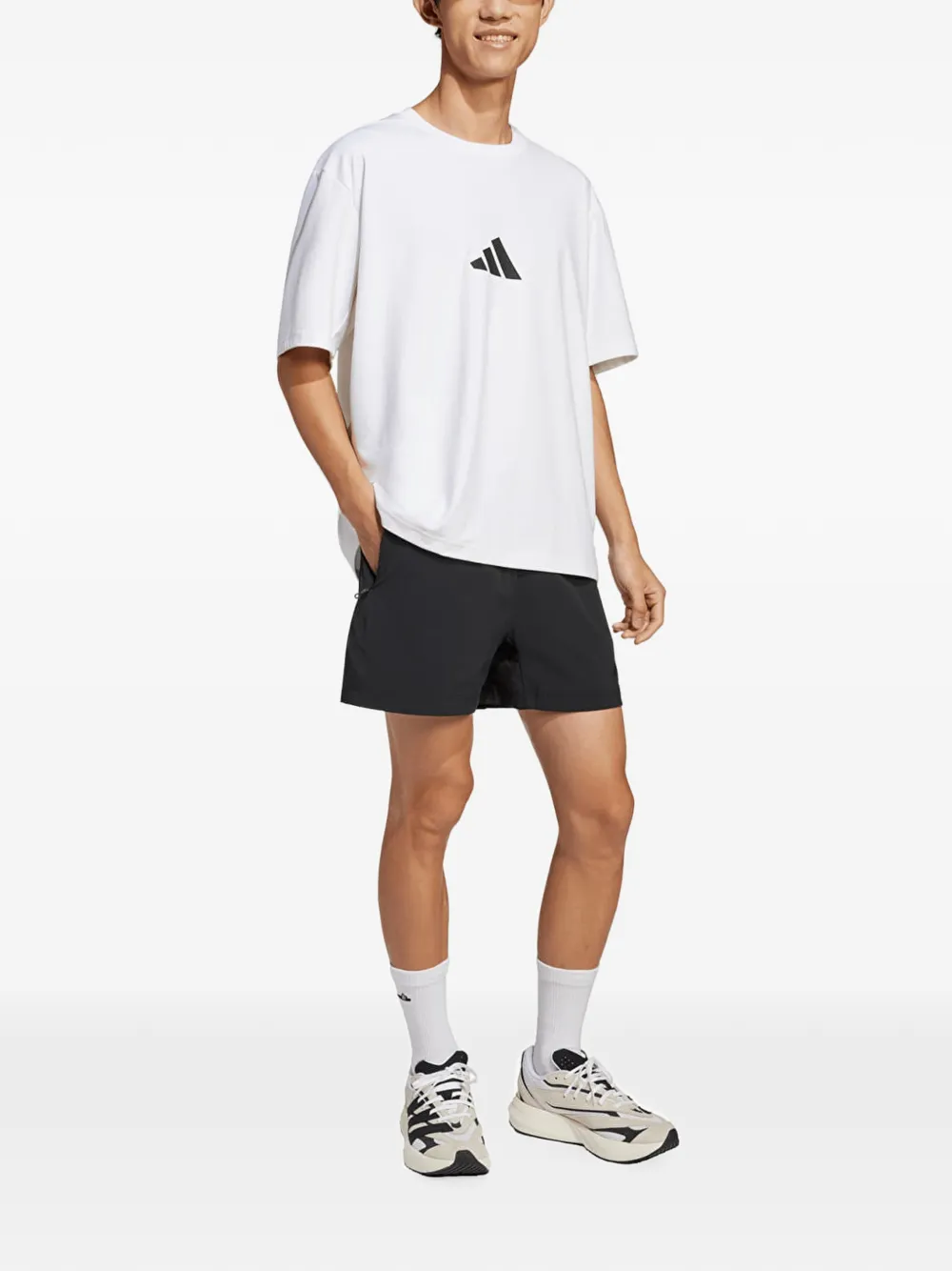 adidas Z.N.E. loose-fit T-shirt Wit