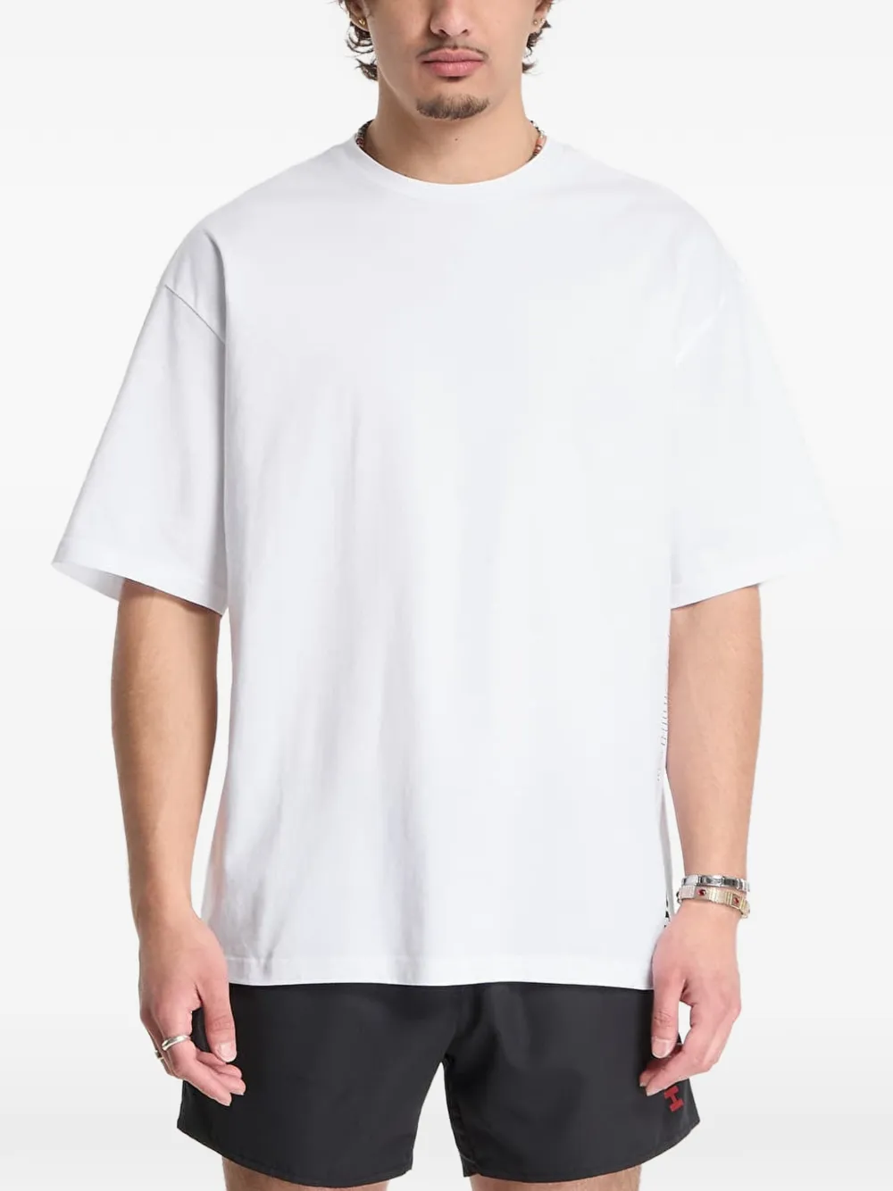 HUGO Tiki logo-print T-shirt - Weiß