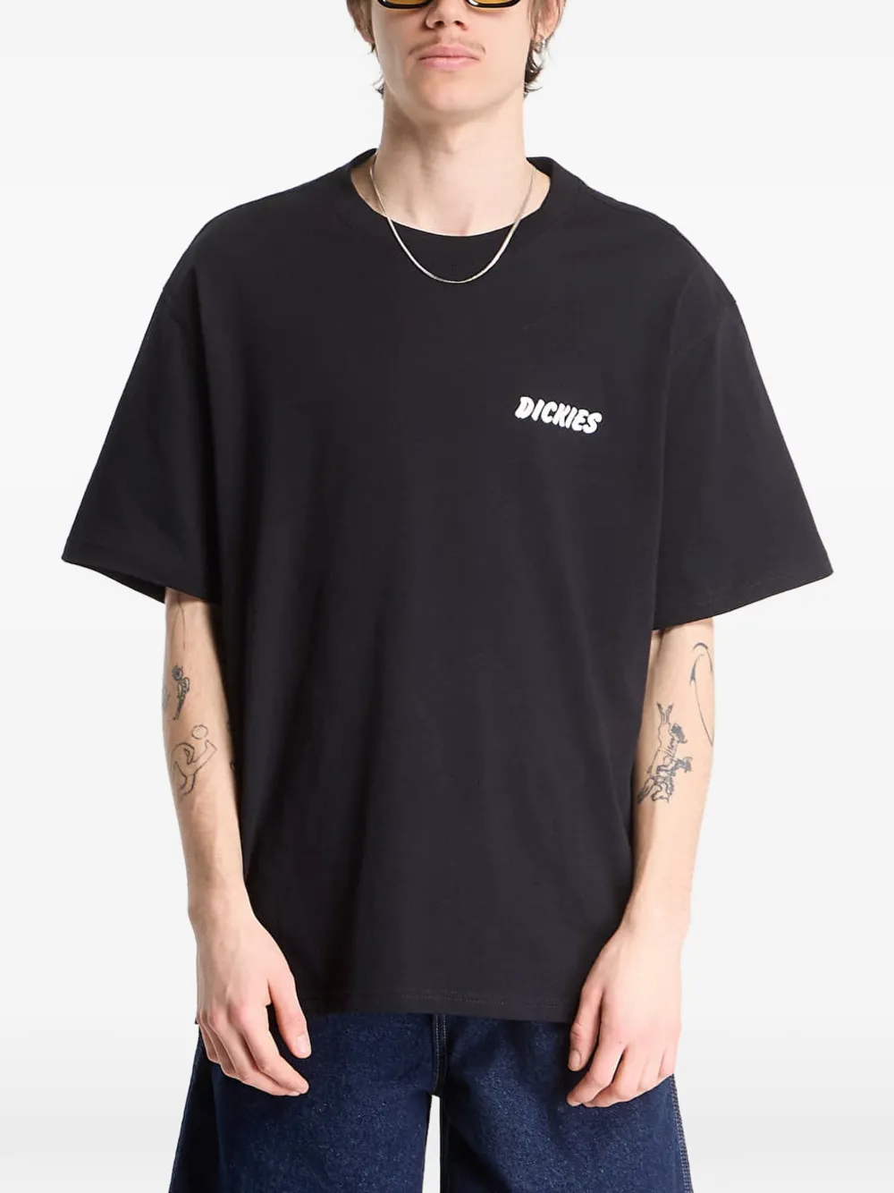 DICKIES T-shirt Dry Ridge con logo - Nero