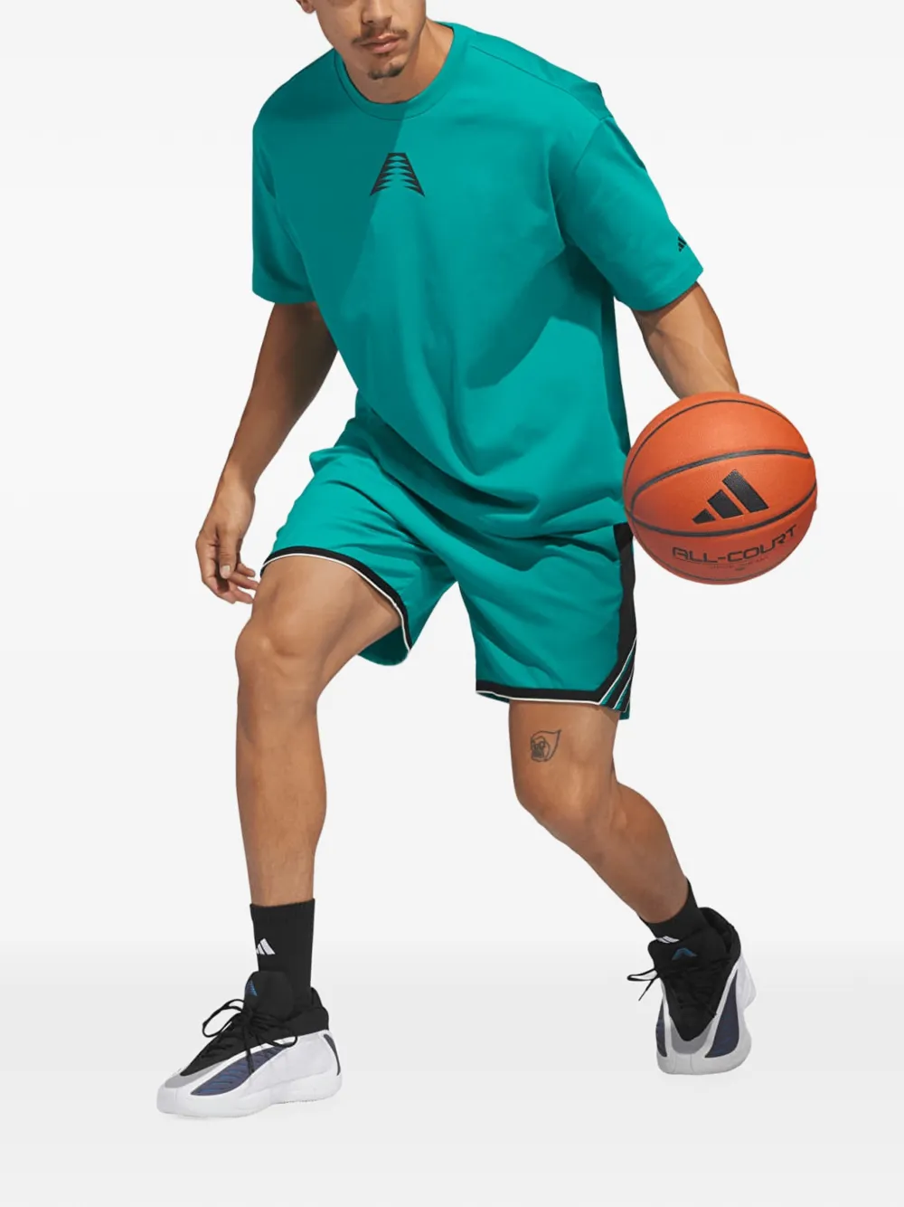 adidas Anthony Edwards Believe That crew.-neck T-shirt Groen