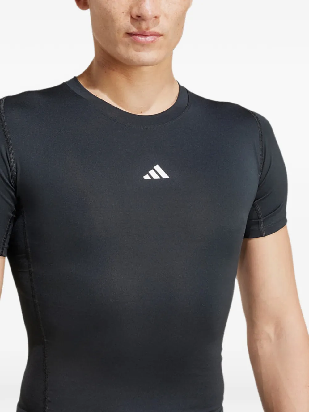 adidas Techfit compression T-shirt Zwart
