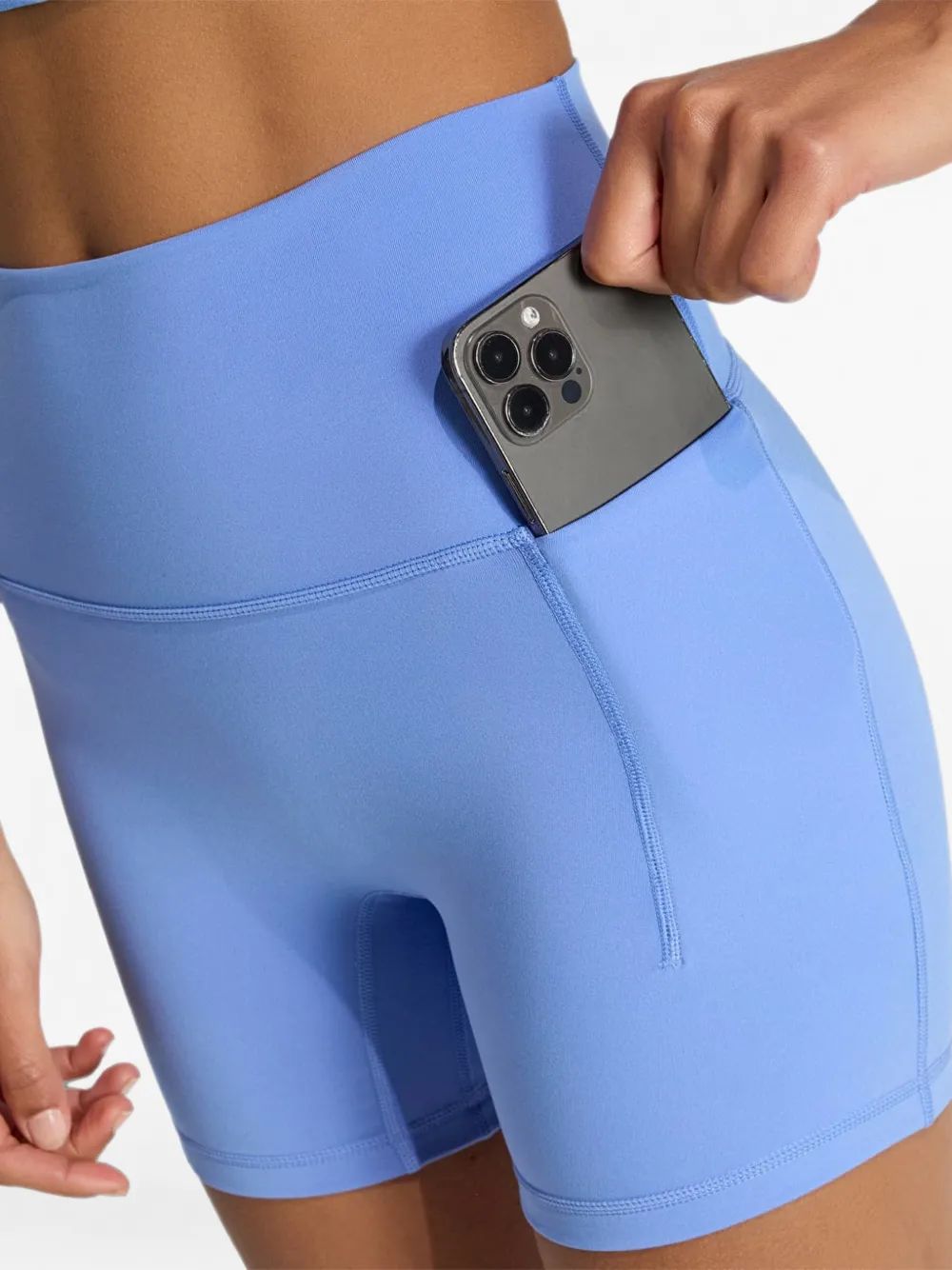 adidas All Me Booty shorts Blauw