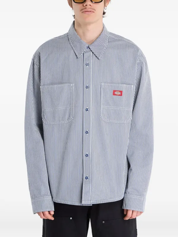 DICKIES Hickory ストライプ シャツ | ホワイト | FARFETCH JP