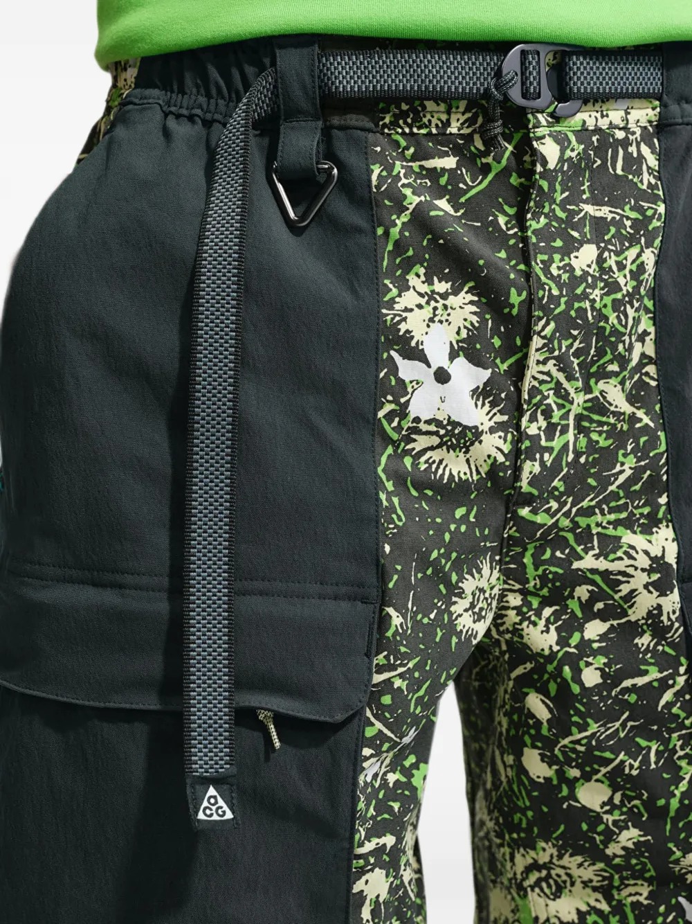 Nike Smith Summit cargo shorts met bloemenprint Groen