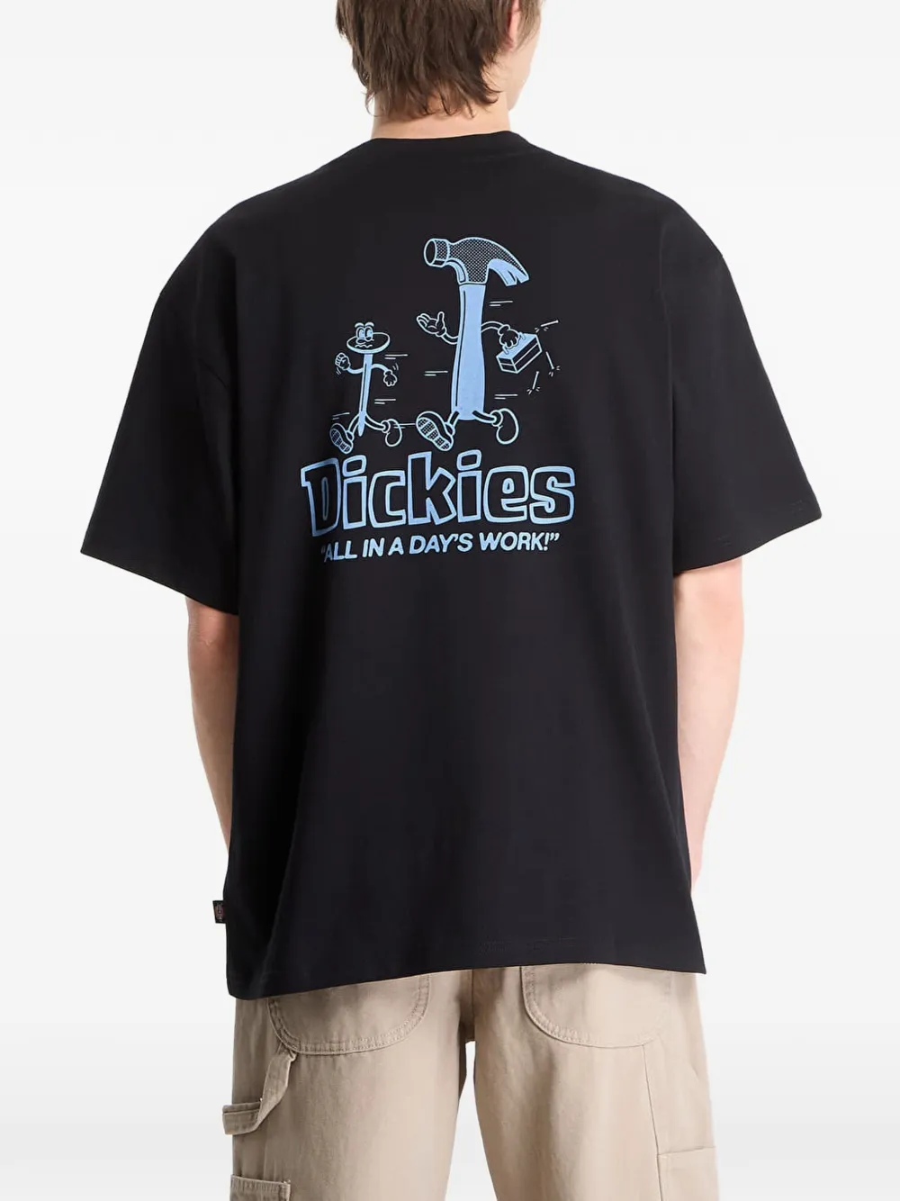 DICKIES Fairlawn T-shirt met grafische print Zwart