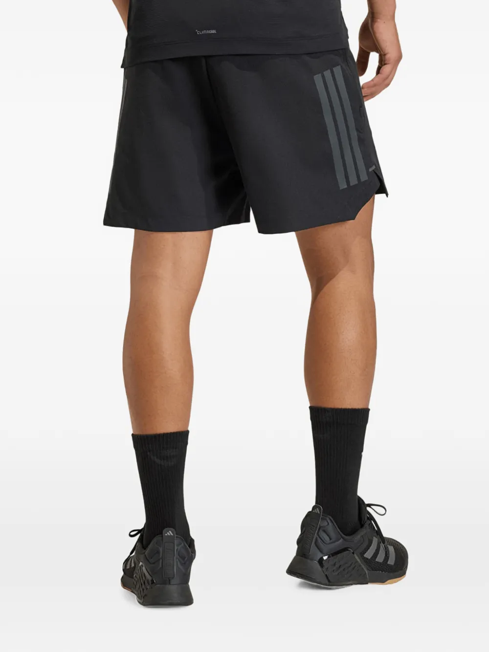 adidas D4T Power 3 logo shorts Zwart