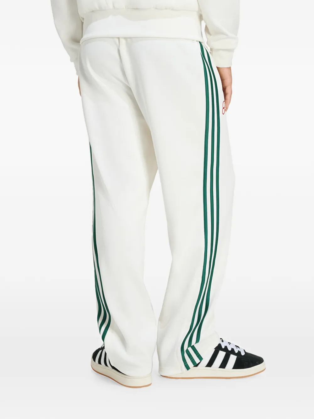 adidas Firebird side-stripe track pants Wit