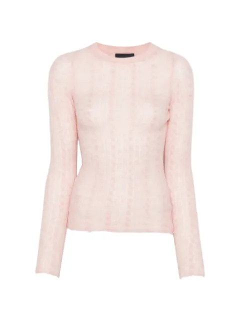 Haikure cable-knit sweater