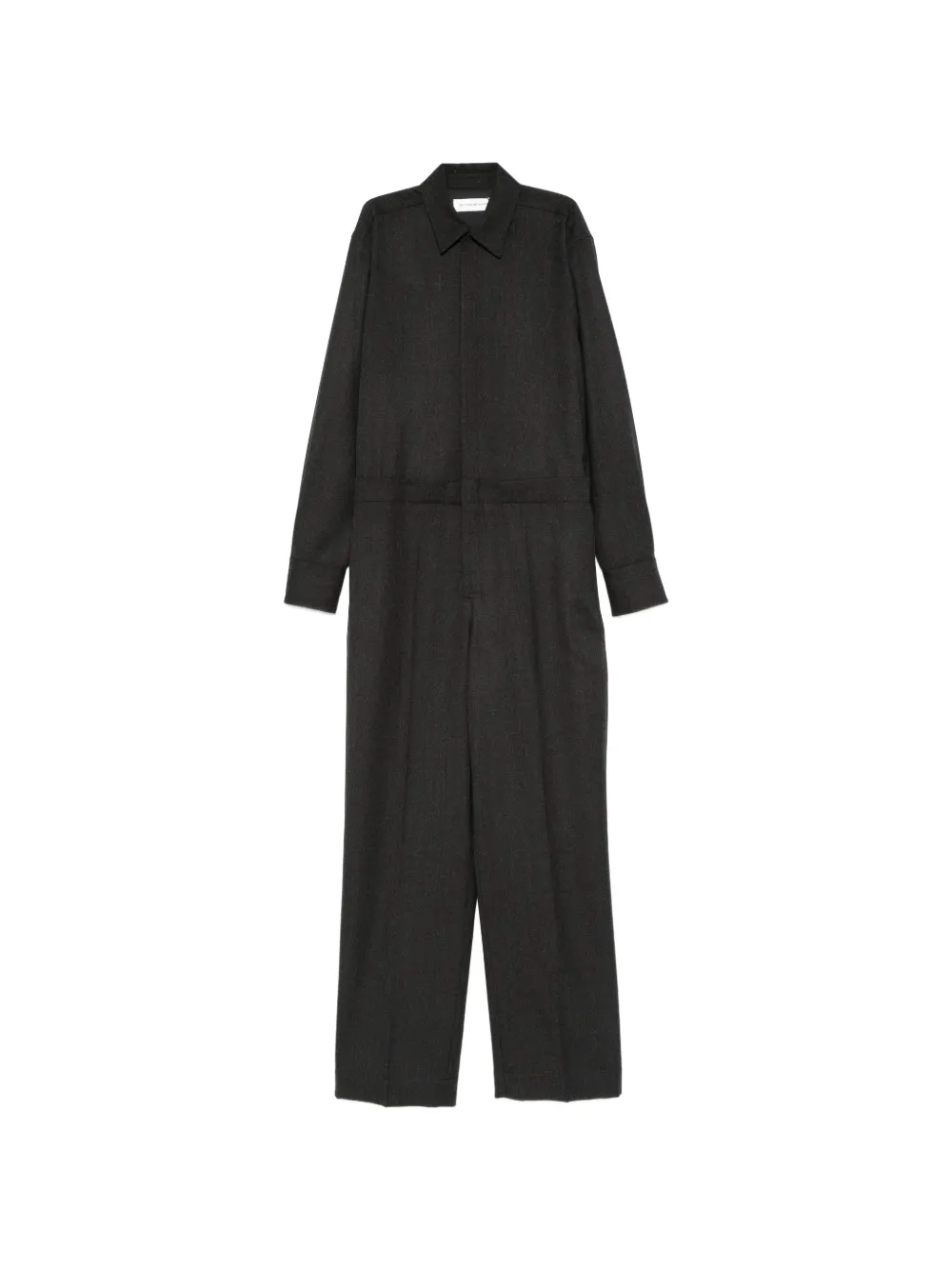 Victoria Beckham polo-collar jumpsuit - Grau