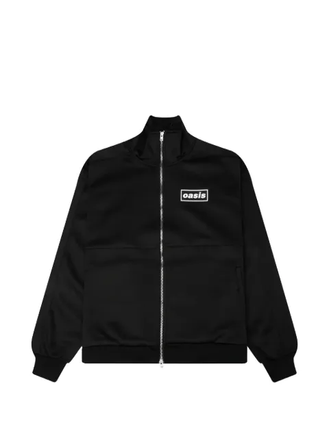 Pleasures logo-patch track jacket