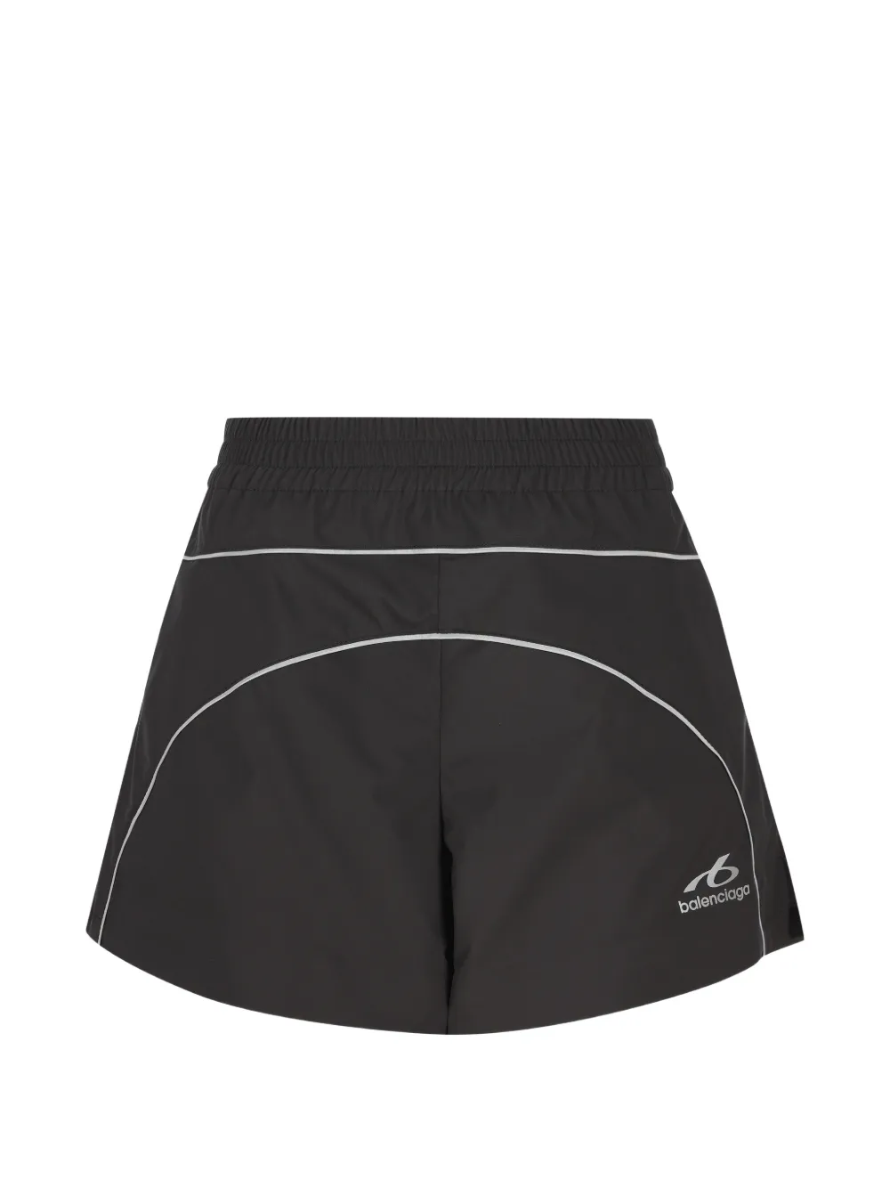 Balenciaga Shorts con stampa - Nero