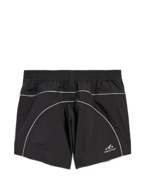Balenciaga shorts con logo estampado
