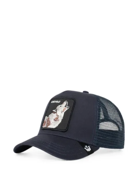 GOORIN BROS Lone Wolf logo-patch mesh-panel cap