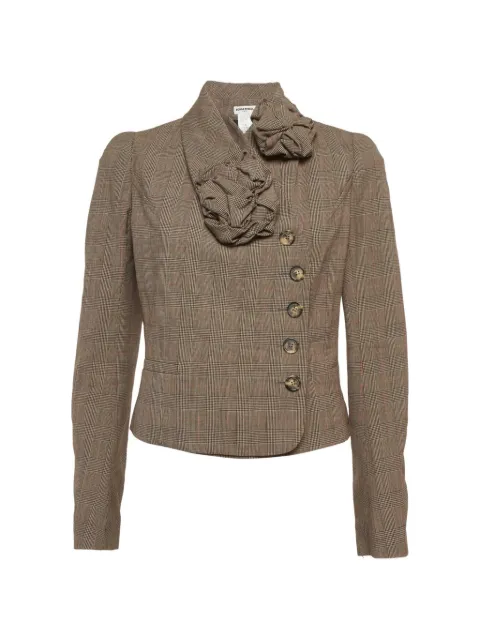 Sonia Rykiel Pre-Owned blazer a cuadros príncipe de Gales