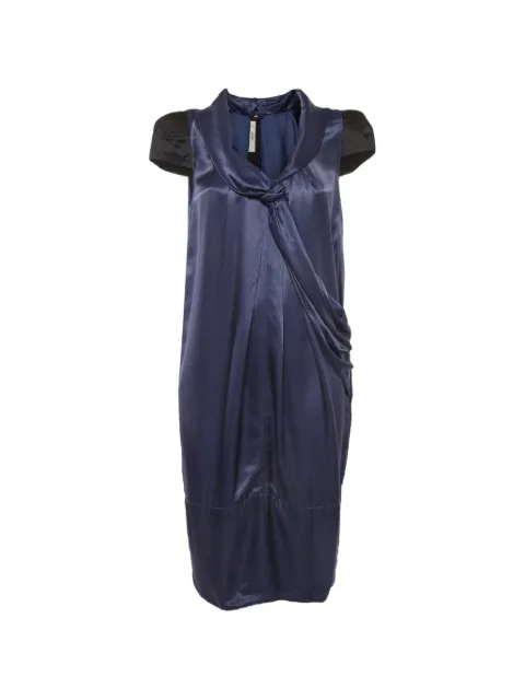 Prada Pre-Owned vestido midi con diseño drapeado