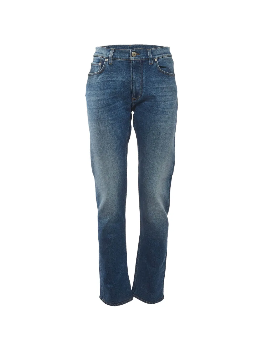 Burberry Pre-Owned whiskering-effect jeans - Blu