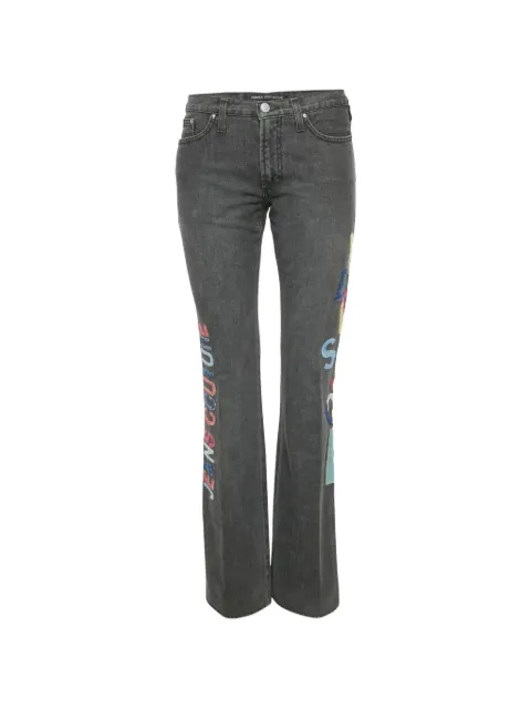 Versace Jeans Couture logo-embroidered jeans