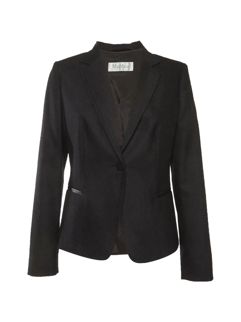 Pre-owned Max Mara Single-breasted Blazer In Black