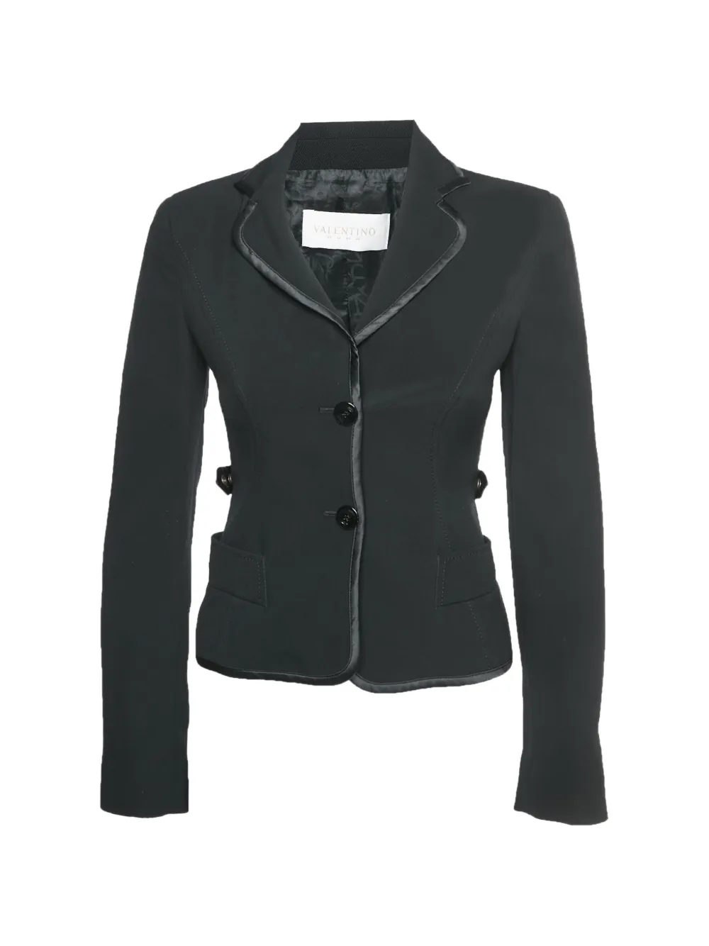 Valentino Garavani Pre-Owned belted single-breasted blazer - Nero
