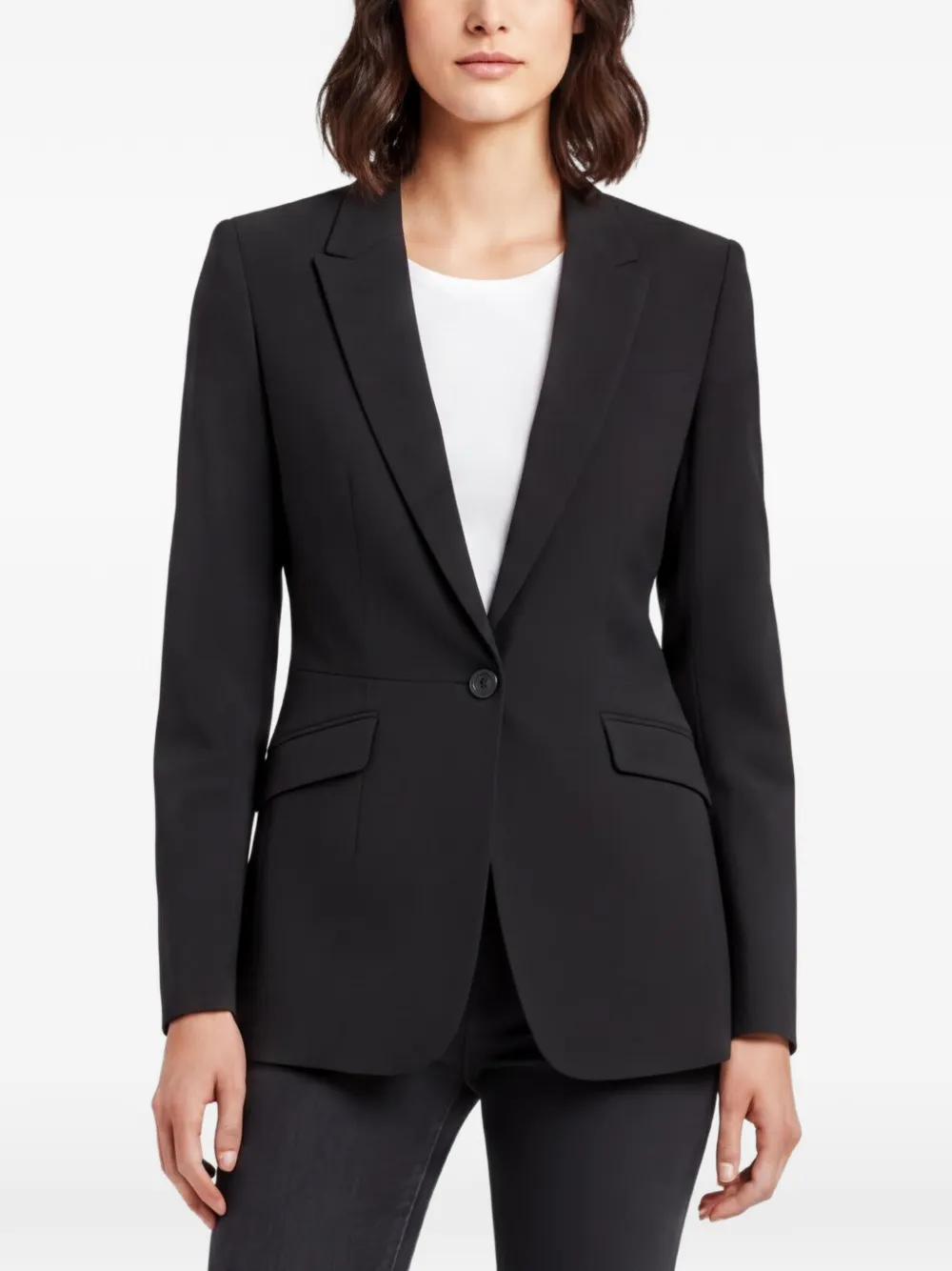 Burberry Pre-Owned Schmales Blazer - Schwarz