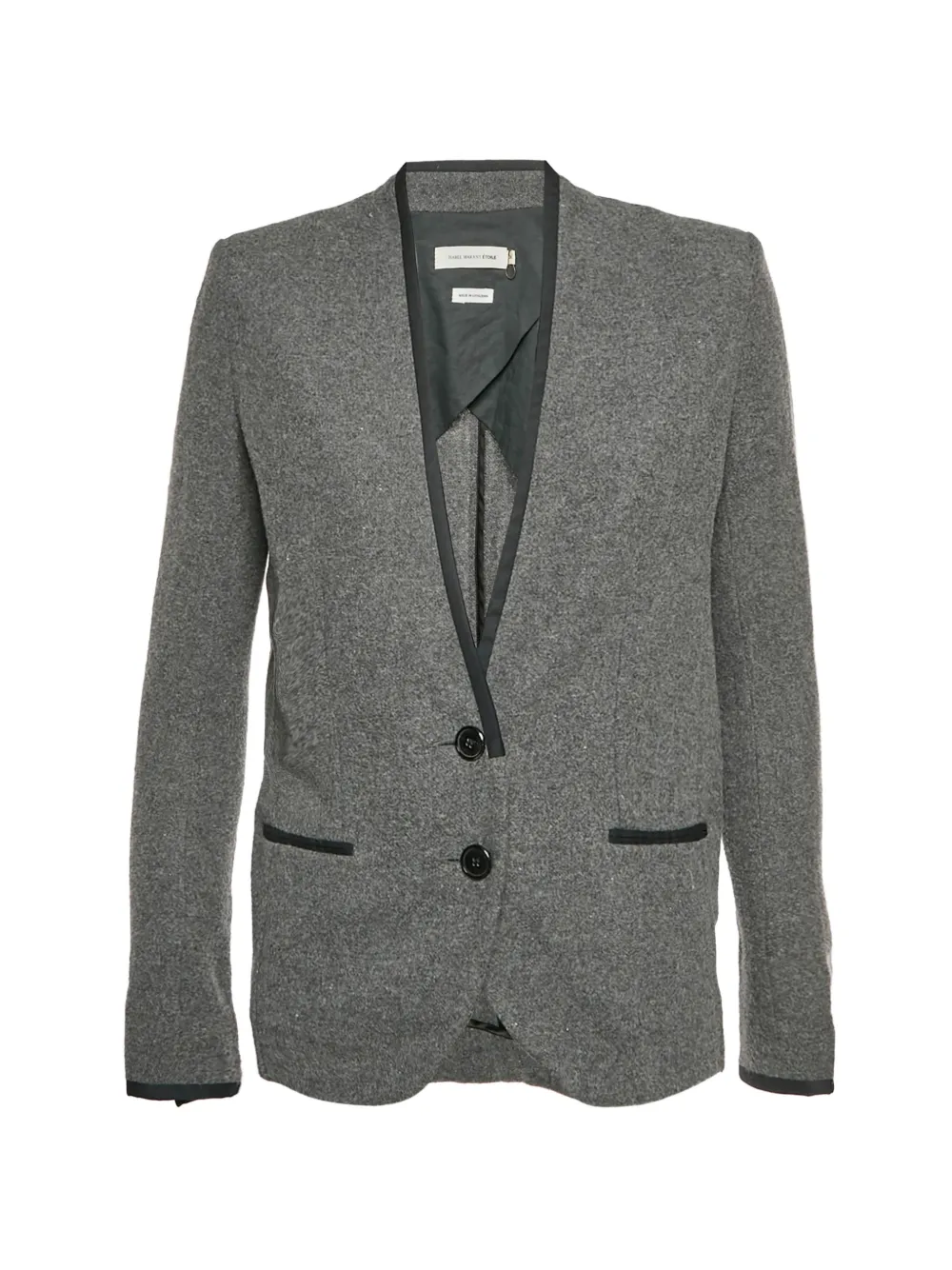 MARANT ÉTOILE single-breasted blazer - Grigio