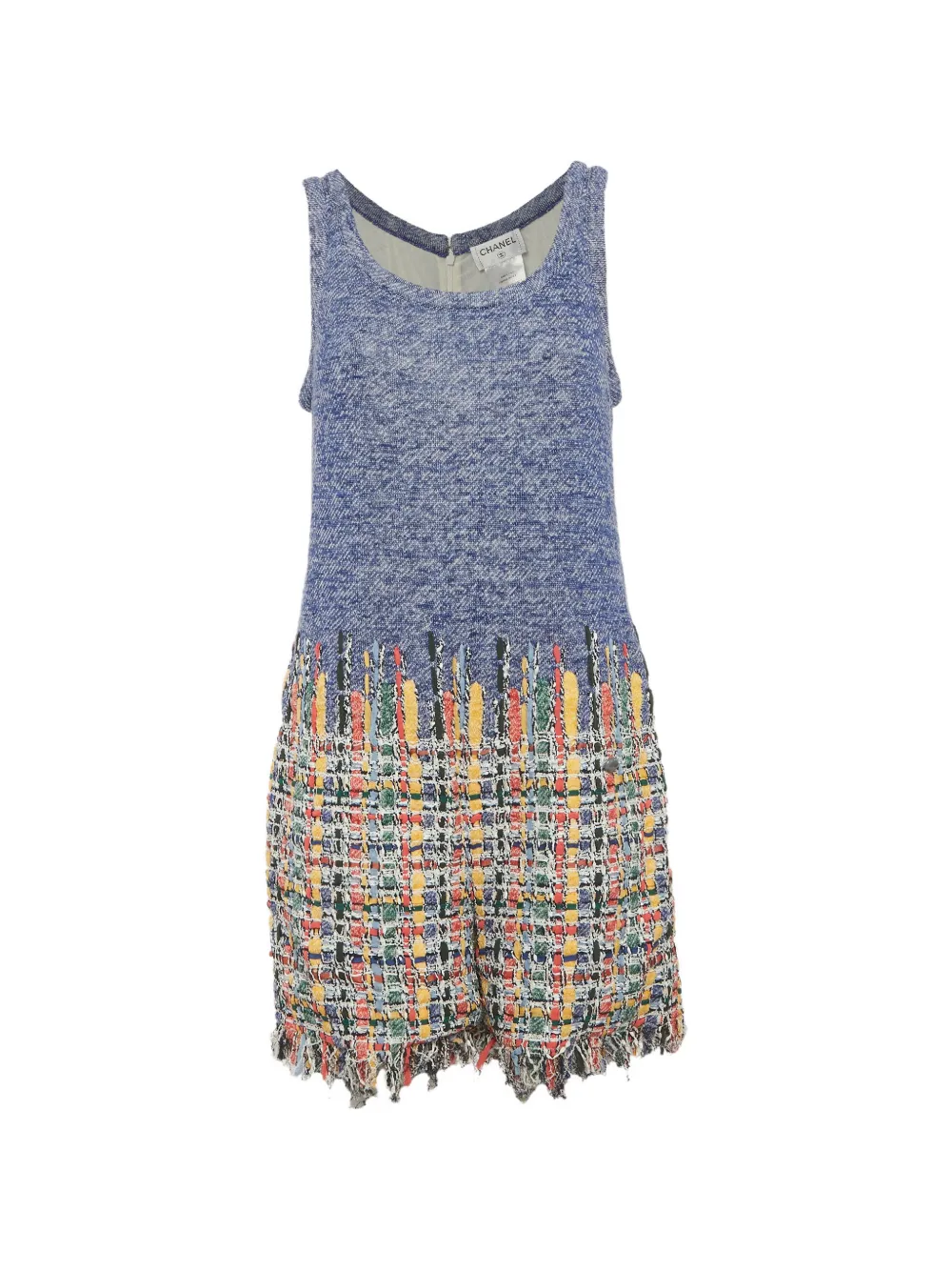 Pre-owned Chanel Sleeveless Blue Playsuit