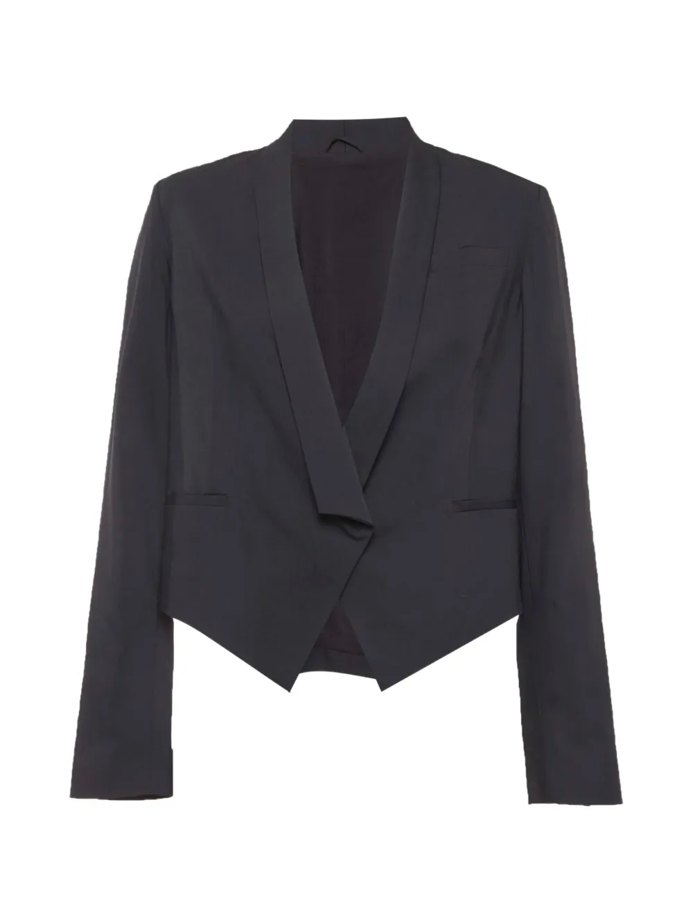 Brunello Cucinelli cropped blazer - Grau