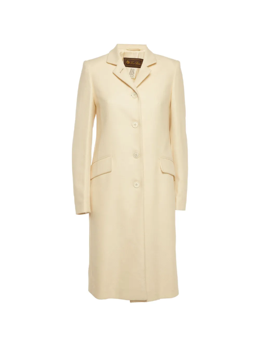 Loro Piana Pre-Owned textured cashmere coat - Toni neutri