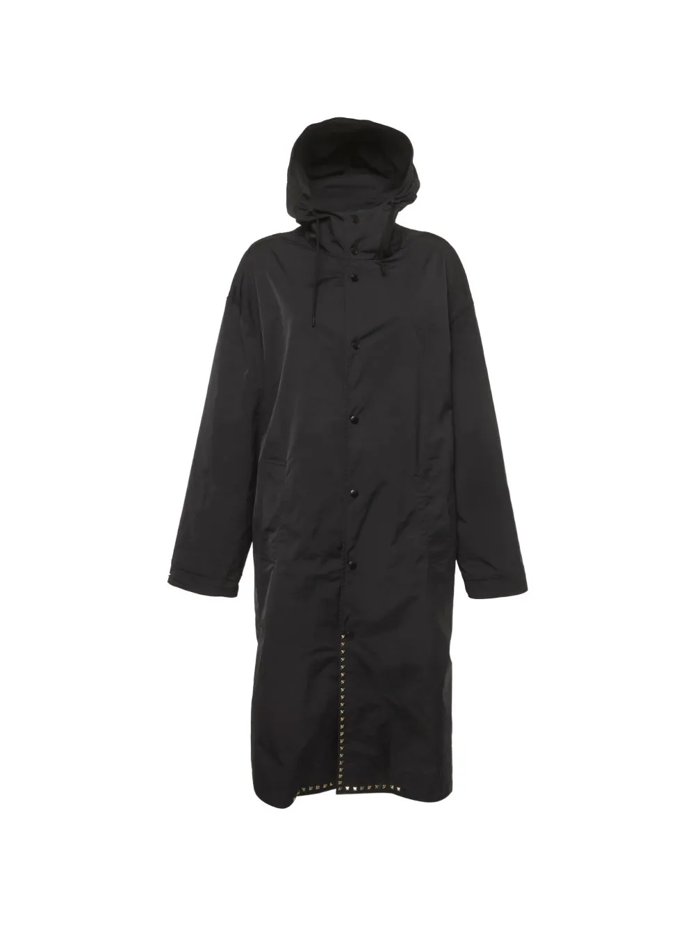 Valentino Garavani Pre-Owned Rockstud hooded coat - Nero