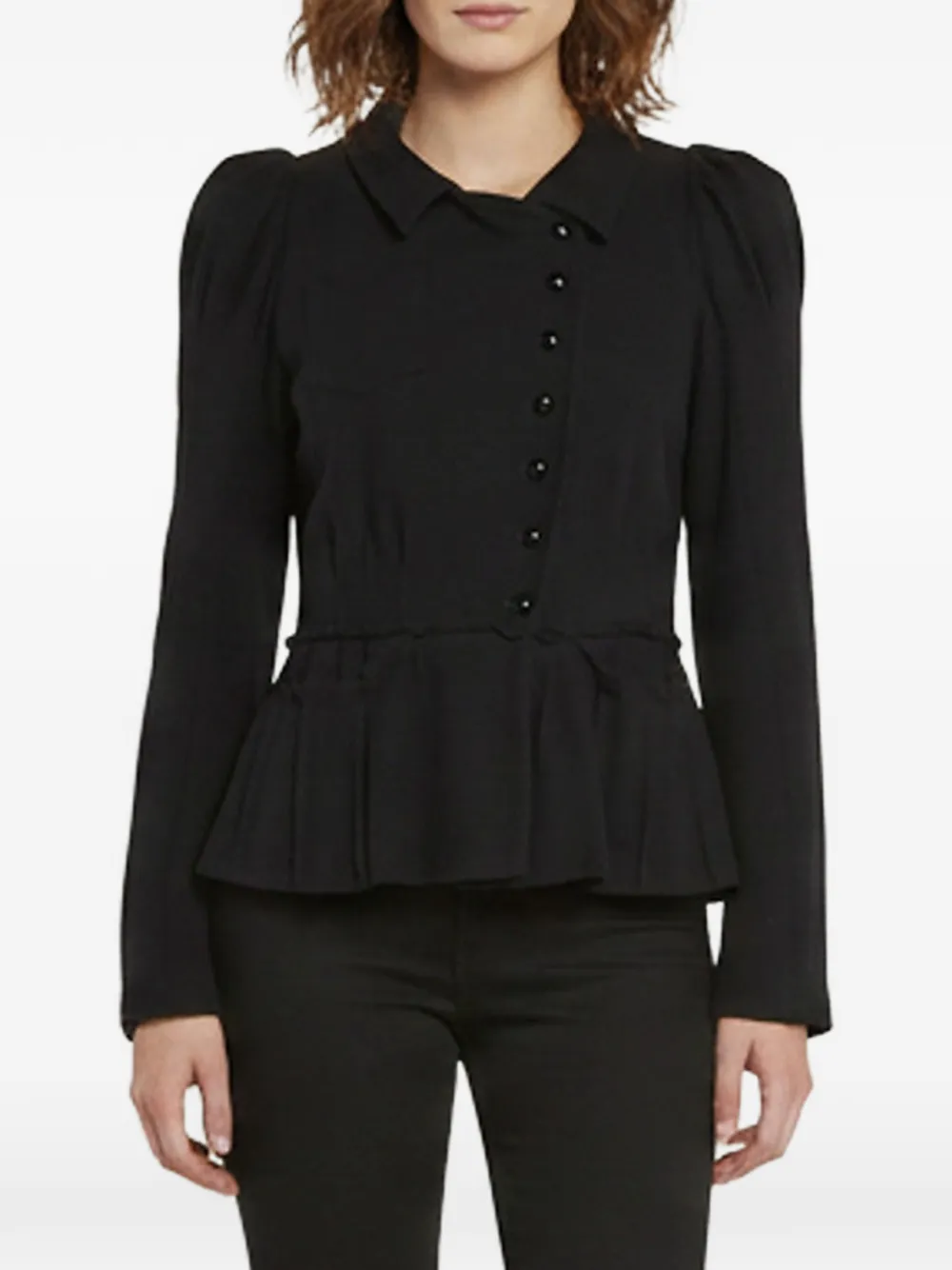 Sonia Rykiel Pre-Owned veste courte à manches bouffantes - Noir Sonia Rykiel Pre-Owned veste courte à manches bouffantes - Noir