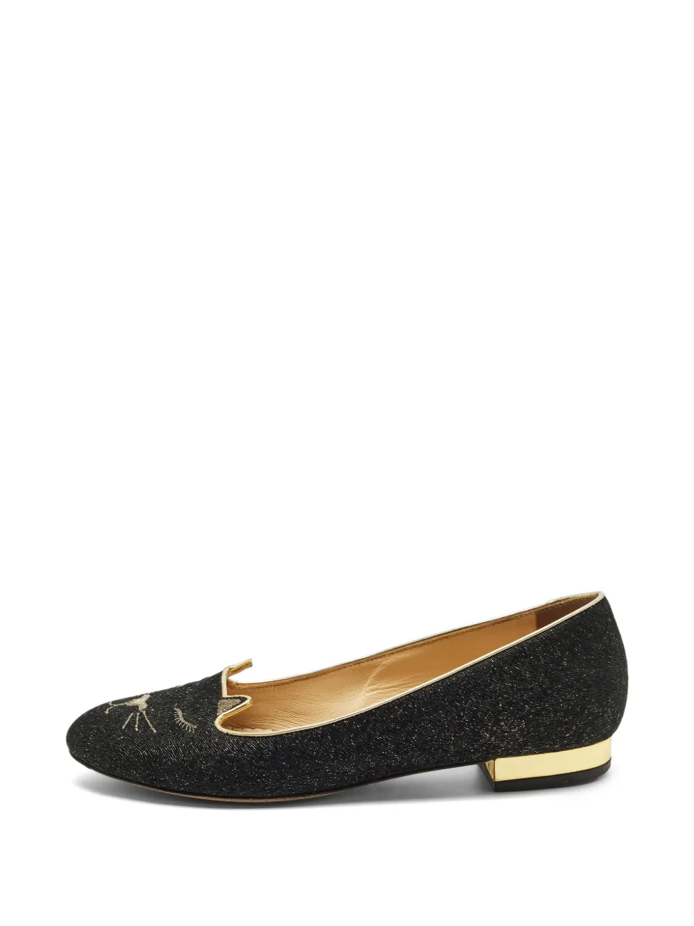 Charlotte Olympia Kitty ballet flats - Nero
