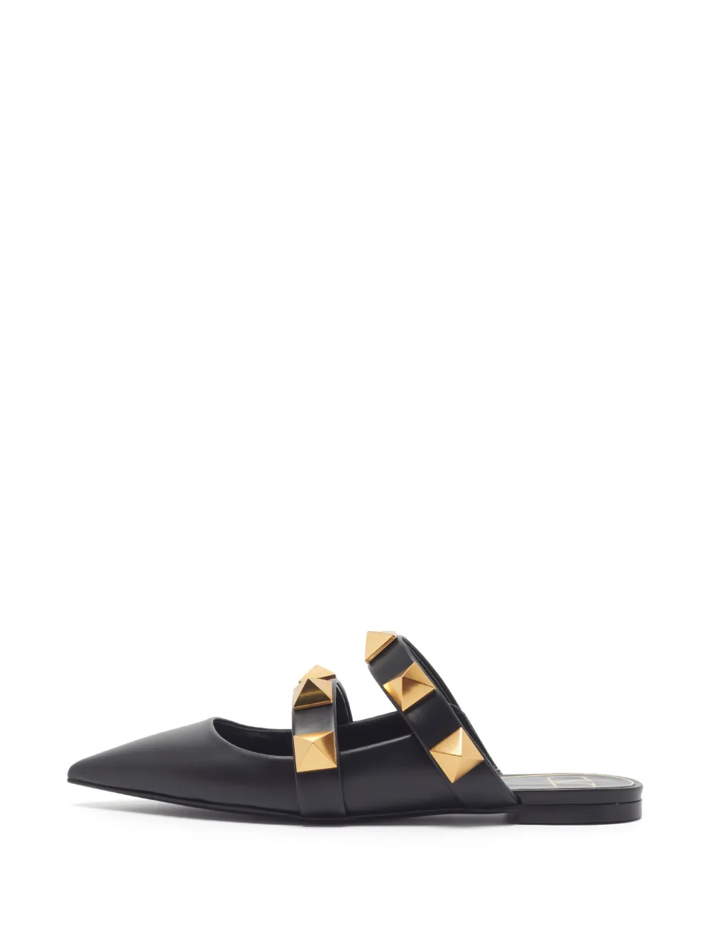 Valentino Garavani Pre-Owned Roman Stud leather mules - Nero