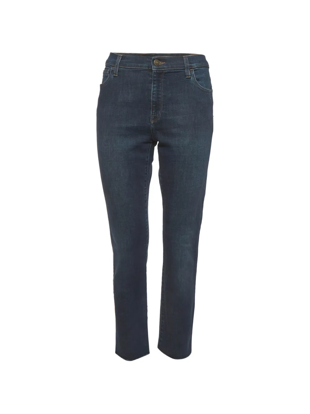 Gucci Pre-Owned floral patch jeans - Blu