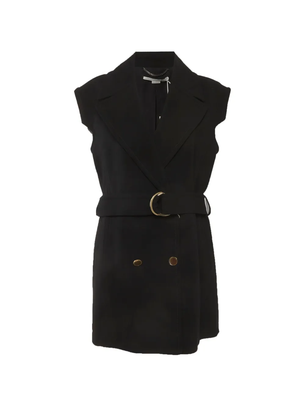 Stella McCartney Pre-Owned belted double-breasted vest - Nero